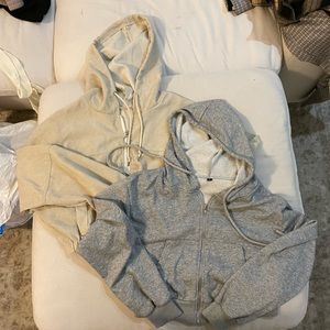 2for1 cropped zip up jackets